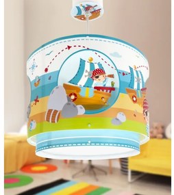 Dalber 60652 - Detský luster PIRATE ISLAND 1xE27/15W/230V
