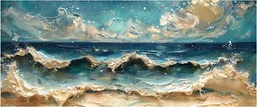 Obraz - Maľba mora (120x50 cm)