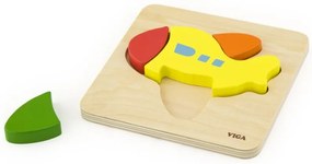 Viga drevené puzzle pre deti - Lietadlo