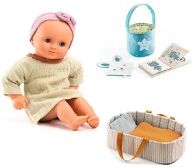 Balíček Baby Pomea s bábikou Pistache - výbavička pre pokojný spánok