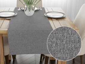 Biante Dekoračný behúň na stôl BKT-551 Sivý režný 35x140 cm