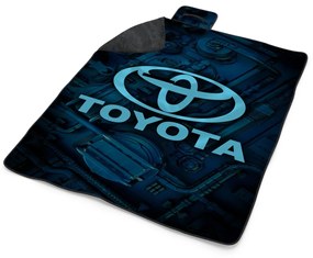 Sablio Plážová deka Logo Toyota Motor: 200x140 cm