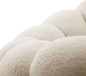 OTOČNÉ KRESLO FILIPPO S PODNOŽKOU BÉŽOVÉ