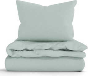 Francúzske bavlnené obliečky Renforcé - Jasmine šalviová