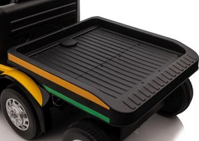 LEAN CARS Elektrické autíčko Mercedes s návesom XMX622B, LCD, žlté