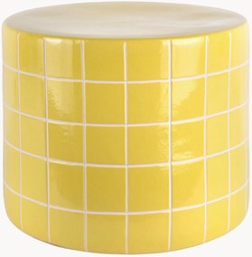 Okrúhly pomocný stolík Retro Tiles