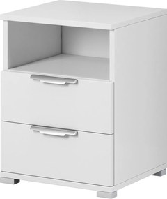 Noční stolek Naka 46 cm bílý