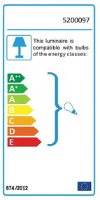 Stolová lampa v zlatej farbe White Label Lena