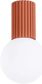 Sollux SL.1728 - Kúpeľňové stropné svietidlo HALO 1xG9/8W/230V IP44 oranžová