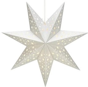 Markslöjd 704416 - Vianočná dekorácia SOLVALLA 1xE14/25W/230V strieborná 45 cm