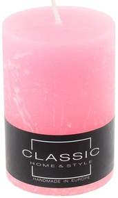 sviečka valec RUSTIC CLASSIC 70/100 Bledoružový