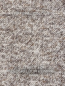 ELLE Decoration, Behúň Wolly Ultra 106229 Taupe z kolekcie Elle, 80x240, hnedá, obývacia izba