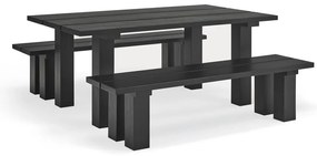 Jedálenský stôl s doskou z borovicového dreva 100x180 cm Banda – Teulat