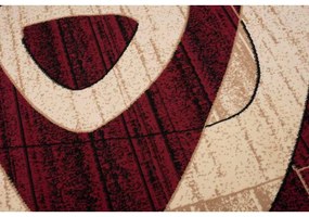 Kusový koberec PP Sia vínový 140x200cm