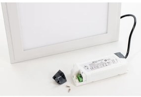 Eglo 32734 - LED RGBW stmievateľný povrchový panel SALOBRENA-C 34W/230V biela + diaľkový ovládač