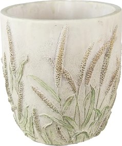 Cementový obal na kvetináč s skorocelom Plantain L - Ø20*20 cm