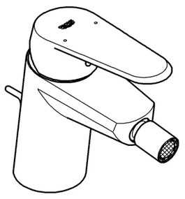 GROHE 33244002 - Bidetová batéria EURODISC COSMOPOLITAN DN 15 lesklý chróm