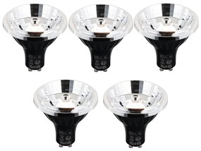 Sada 5 ks Inteligentná stmievateľná LED žiarovka GU10 AR70 6W 500lm 2200-6500K