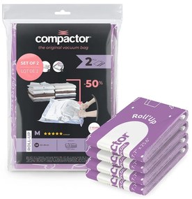 Vákuové vrecia v súprave 4 ks Roll Up M – Compactor