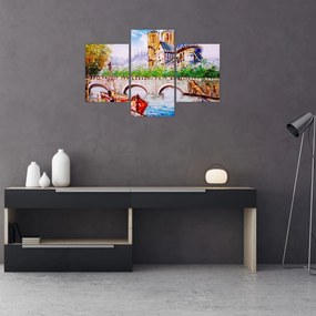 Obraz - Olejomaľba mesta (90x60 cm)