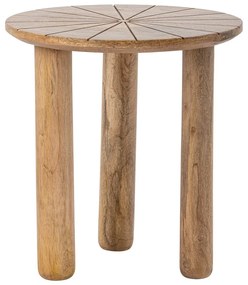 Okrúhly odkladací stolík z mangového dreva ø 40 cm Stella – Bloomingville