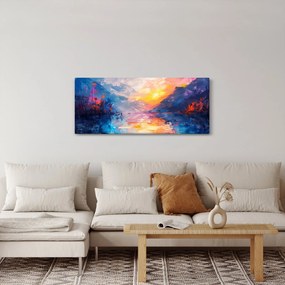 Obraz - Maľba krajiny (120x50 cm)