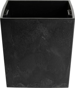 Květináč FLORE Beton 41x39,5x39,5 cm černý