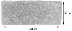 Predložka do kúpeľne Marlet, 50x120 cm, sivá