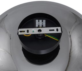 Art Deco stropné svietidlo čierne s dymovým sklom 40 cm - Busa