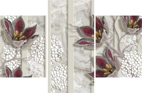 Obraz - Dekoratívne kvety (90x60 cm)