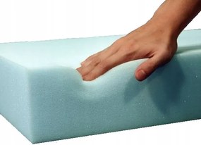 Moderno Meble Tyrkysový rohový gauč s funkciou spania Como na vlnitých pružinách