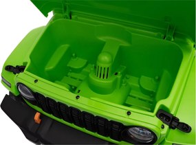 LEAN CARS Akumulátorové vozidlo Jeep Rubicon DK-JWR558 24 V, zelené