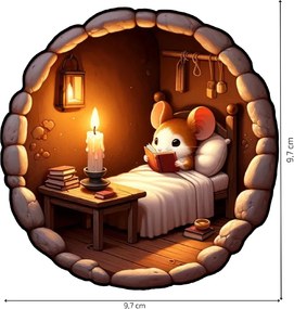 PIPPER. Myš v domčeku 6 - nálepka nad vypínač