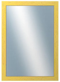 DANTIK - Zrkadlo v rámu, rozmer s rámom 50x70 cm z lišty RETRO žltá (2533)