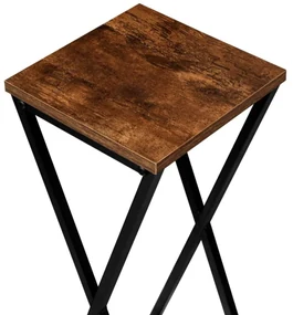 Stojan na kvety KONEL 62 cm hnedý/čierny