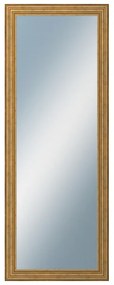 DANTIK - Zrkadlo v rámu, rozmer s rámom 60x160 cm z lišty HRAD zlatá patina (2822)
