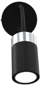 Flexibilná lampička JOKER 1xGU10/8W/230V čierna/matný chróm