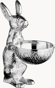 Dekoračný zajac's miskou Bert, V 22 cm