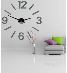 Moderné nalepovacie nástenné hodiny | 3D hodiny X0067-Wall clock 2D HEU+