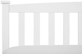 Drevená posteľ 90 x 200 cm biela GIVERNY Beliani