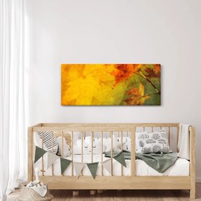 Obraz - Jesenné listy (120x50 cm)