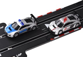 JOKOMISIADA Elektrická pretekárska dráha pre rallye, 2 autá AUDI, trať 8 m, RC0620