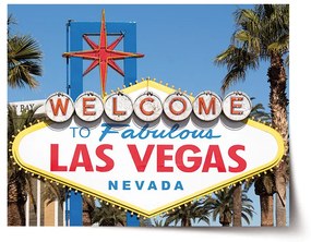 Sablio Plagát Welcome to Las Vegas - 90x60 cm