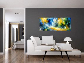 Obraz - Abstraktný slnečný deň (120x50 cm)