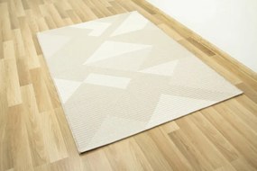 Šnúrkový koberec Grace 29503/10 Romby béžový / krémový