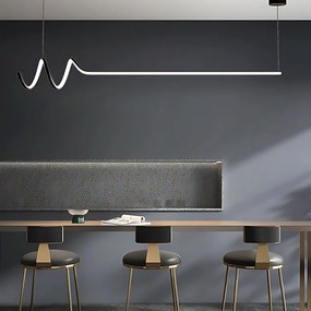 Toolight Toolight, LED závesné svietidlo 120cm, 36W, 3000K, LHJ030-CP, čierna, OSW-50013