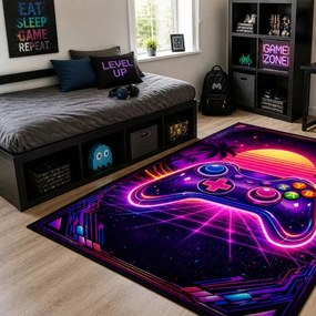 Protišmykový herný koberec Retro Pad