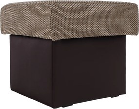 Taburetka T1 - cappuccino / tmavohnedá