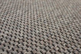Vopi koberce Kusový koberec Nature tmavo béžový okrúhly - 400x400 (priemer) kruh cm