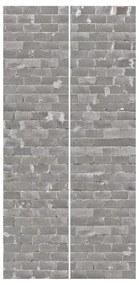 Súprava posuvnej záclony - Concrete Tile -2 panely